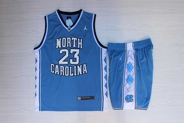 North Carolina #23 Michael Jordan Blue College Mesh Jersey(With Shorts),We sell and wholesale North Carolina #23 Michael Jordan Blue College Mesh Jersey(With Shorts) on line form chian!